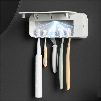 D005 UVC LED Toothbrush holder UV Sterilizer With Breath Light And Safe Operation